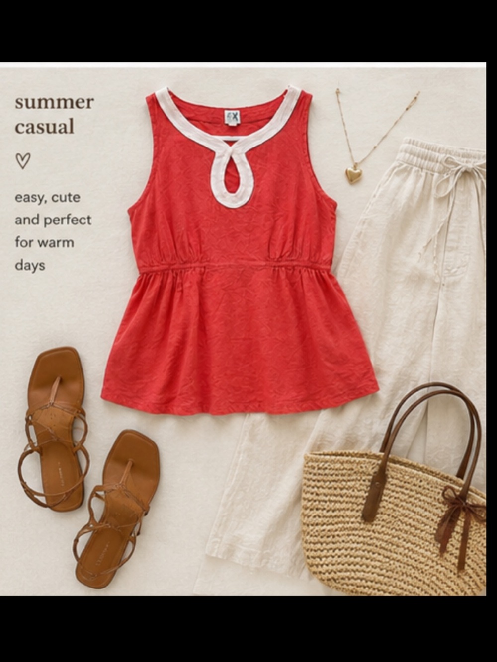 Anthropologie Edme & Esyllte Sleeveless Keyhole Blouse Top